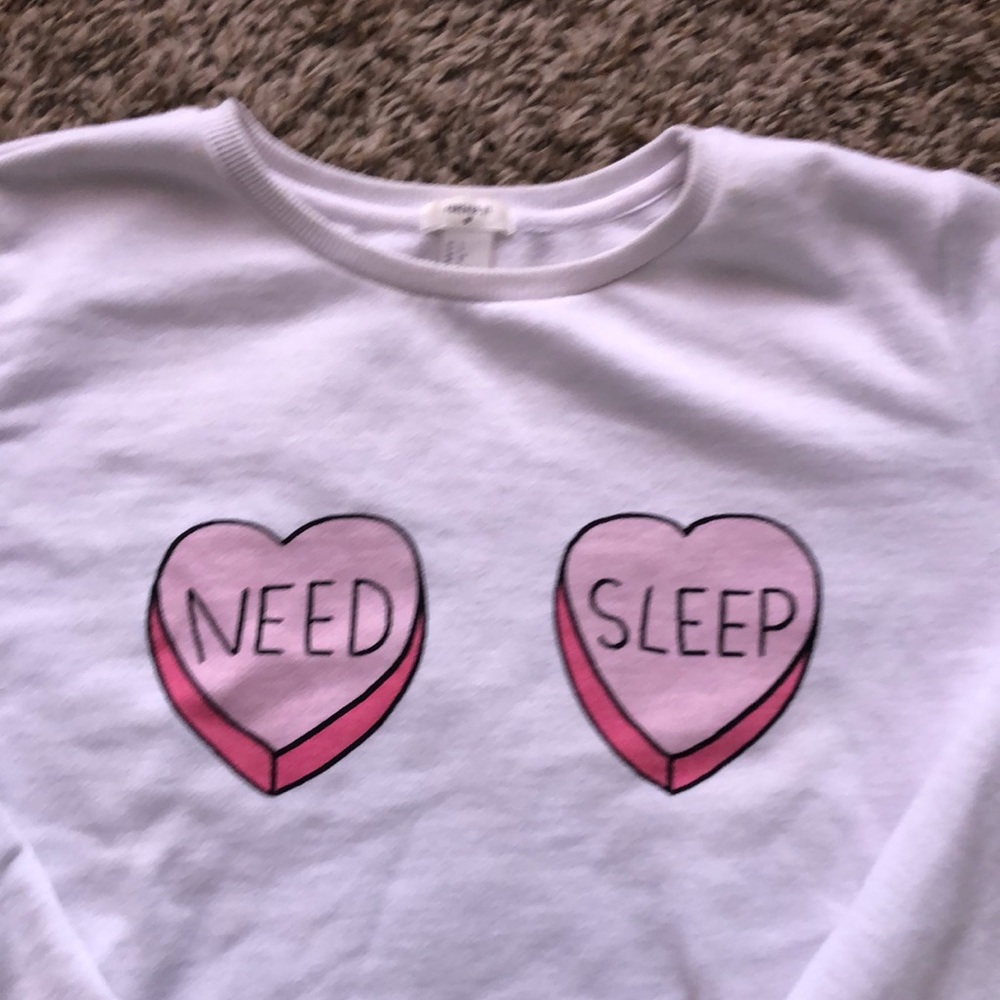 Pajama set•White w/ pink hearts•Pink w/ black dots - Picture 2 of 6
